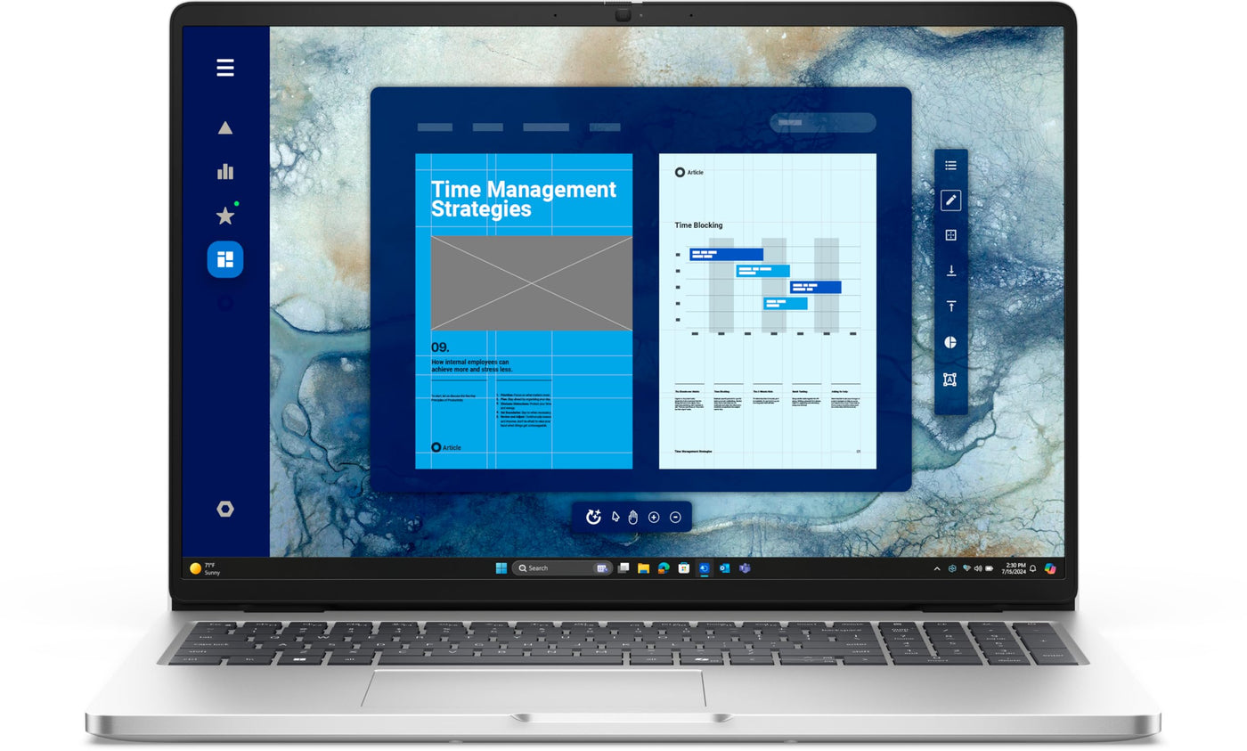 Dell Pro 16 PC16250 - Intel Core Ultra 5 235U / 2 GHz - vPro Enterprise - Win 11 Pro - Intel Graphics - 16 GB RAM - 512 GB SSD NVMe - 40.646 cm (16") IPS 1920 x 1200 (Full HD Plus) - Wi-Fi 6E