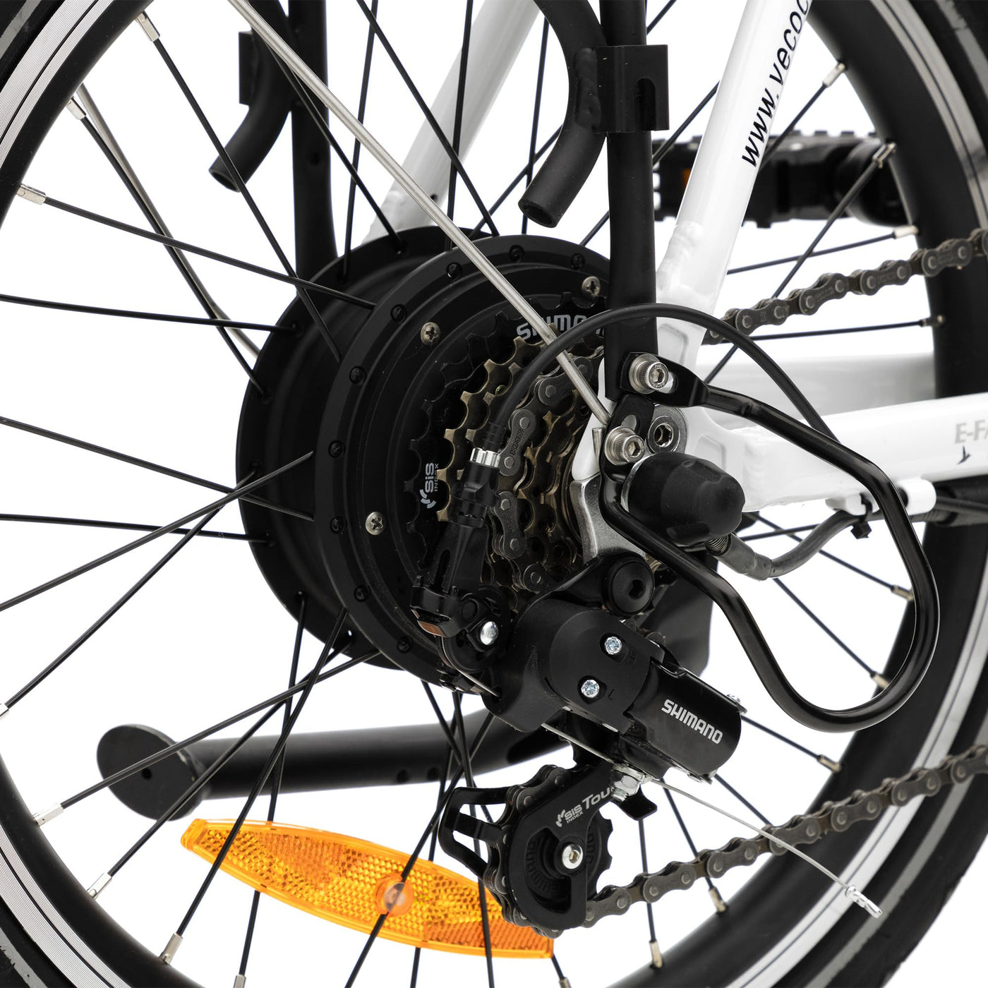 VecoCraft E-Pax e Bike klapprad, Elektro klapprad 20 Zoll, mit herausnehmbarem 36V 13Ah Akku, Reichweite bis zu 55-95km, 250W Heckmotor, 7-Gang elektrofahrräder