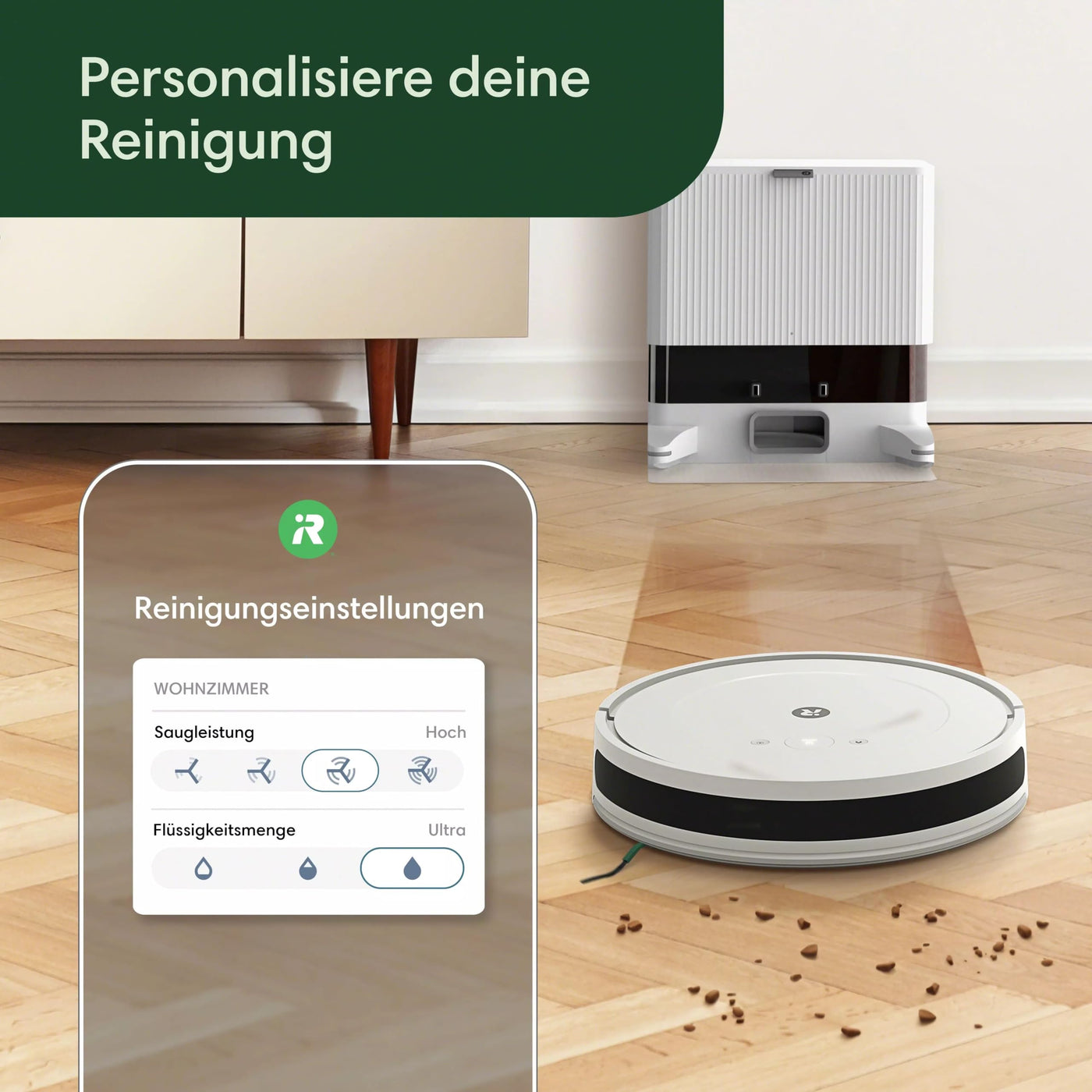 Roomba Combo® Essential 2 mit Absaugstation