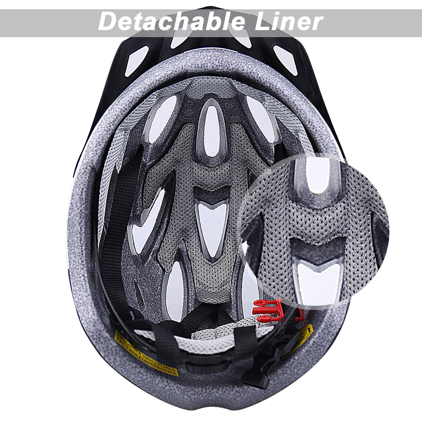 Shinmax Fahrradhelm,Fahrradhelm Herren Damen mit Visier Abnehmbarer EPS Körper+PC Schale MTB Mountainbike Helm für Erwachsene Unisex Radhelm 18 Lüftungslöcher Verstellbarer Größe 57-62cm