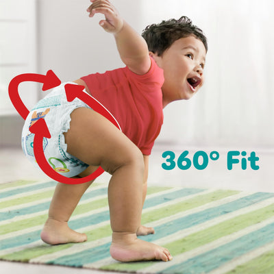 Pampers Windeln Pants Größe 5 Baby-Dry, 160 Windeln, 12kg-17kg, 360° Fit hilft, Auslaufen zu verhindern