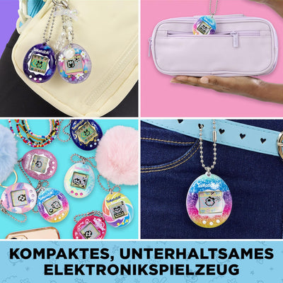 Bandai - Tamagotchi - Tamagotchi Original - Starry Night - Elektronisches virtuelles Tier mit Farbdisplay, 3 Tasten und Spielen - Interaktives Tier auf Deutsch - Kinderspielzeug ab 8 Jahren - 42970