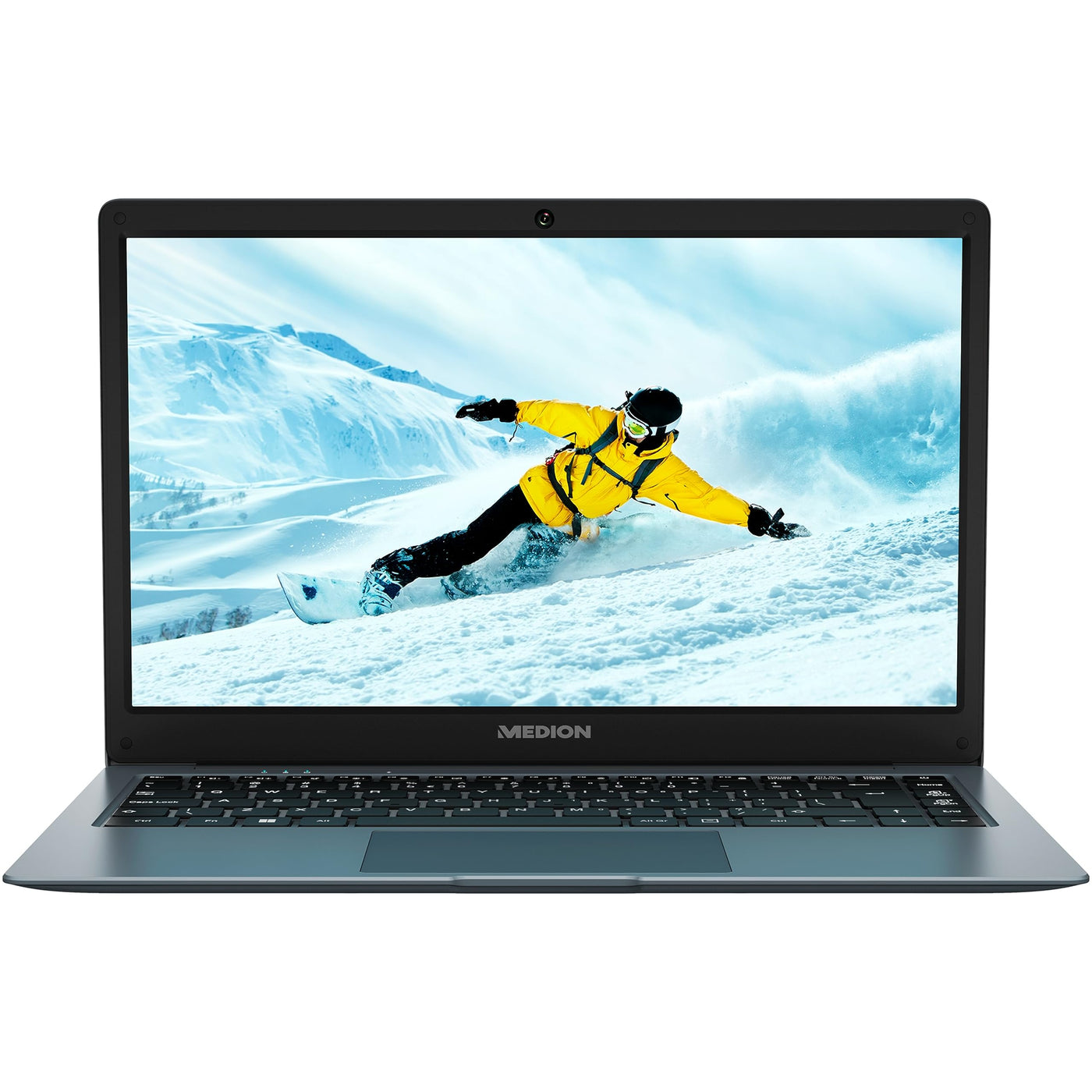 MEDION E14223 39,6 cm (14 Zoll) Full HD Laptop (Intel Celeron N4120, 4GB DDR4 RAM, 128GB Flash-Speicher, Webcam, Win 11 Home)