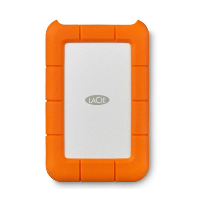 LaCie Rugged Mini 1TB tragbare externe Festplatte, 2.5 Zoll, PC & Mac, inkl. USB-C w/o USB-A Kabel, inkl. 2 Jahre Rescue Service, Modellnr.: LAC301558