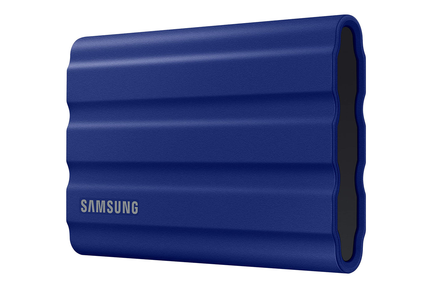 Samsung Portable SSD T7 Shield, 2 TB, USB 3.2 Gen.2, 1.050 MB/s Lesen, 1.000 MB/s Schreiben, Robuste externe Festplatte Outdoor für Mac, PC und Smartphone, Blau, MU-PE2T0R/EU