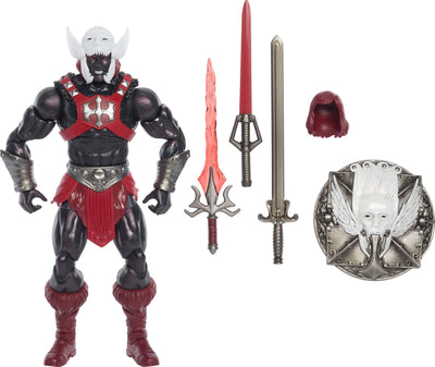 Masters of the Universe Masterverse Actionfigur, Deluxe-Sammelfigur mit 30 beweglichen Gelenken, austauschbaren Teilen oder Rüstung, ca. 18 cm großes Motu-Spielzeug, JHJ79