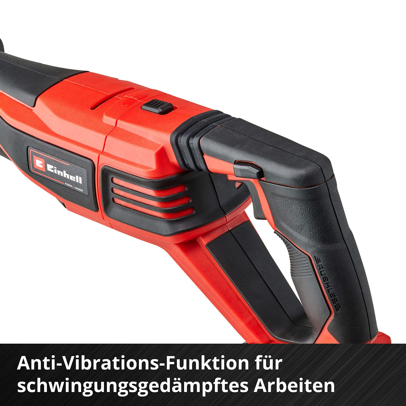 Einhell Professional Akku-Universalsäge TP-AP 18/28 Li BL-Solo Power X-Change (18 V, Brushless, 28 mm Hubhöhe, 2.500 min-1, 20 cm Schnitttiefe Holz, drehbarer Griff, ohne Akku)