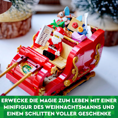 LEGO Seasons and Occasions – Kreatives Spielset – Weihnachtsspielzeug für Kinder ab 9 Jahren mit Minifigur, Rentieren, Gitarre, Teddybär und Skiern – Geschenkidee und Weihnachtsdekoration – 40499