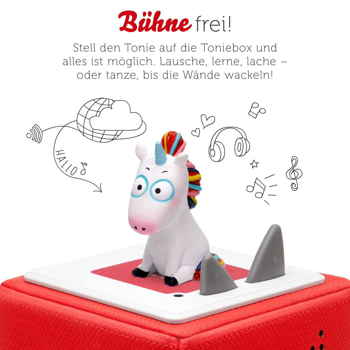 tonies Hörfiguren für Toniebox, Das NEINhorn & Das NEINhorn und die SchLANGEWEILE, Hörbuch für Kinder ab 4 Jahren, Spielzeit ca. 45 Minuten
