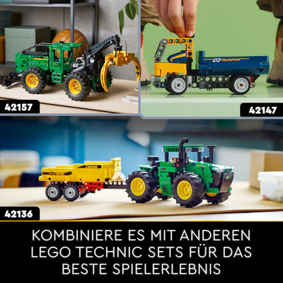 LEGO Technic John Deere 9700 Forage Harvester, Traktor-Spielzeug für Kinder, Bauernhof-Set, Fahrzeug-Modell mit realistischen Funktionen, Geschenk für Jungen und Mädchen ab 9 Jahren 42168