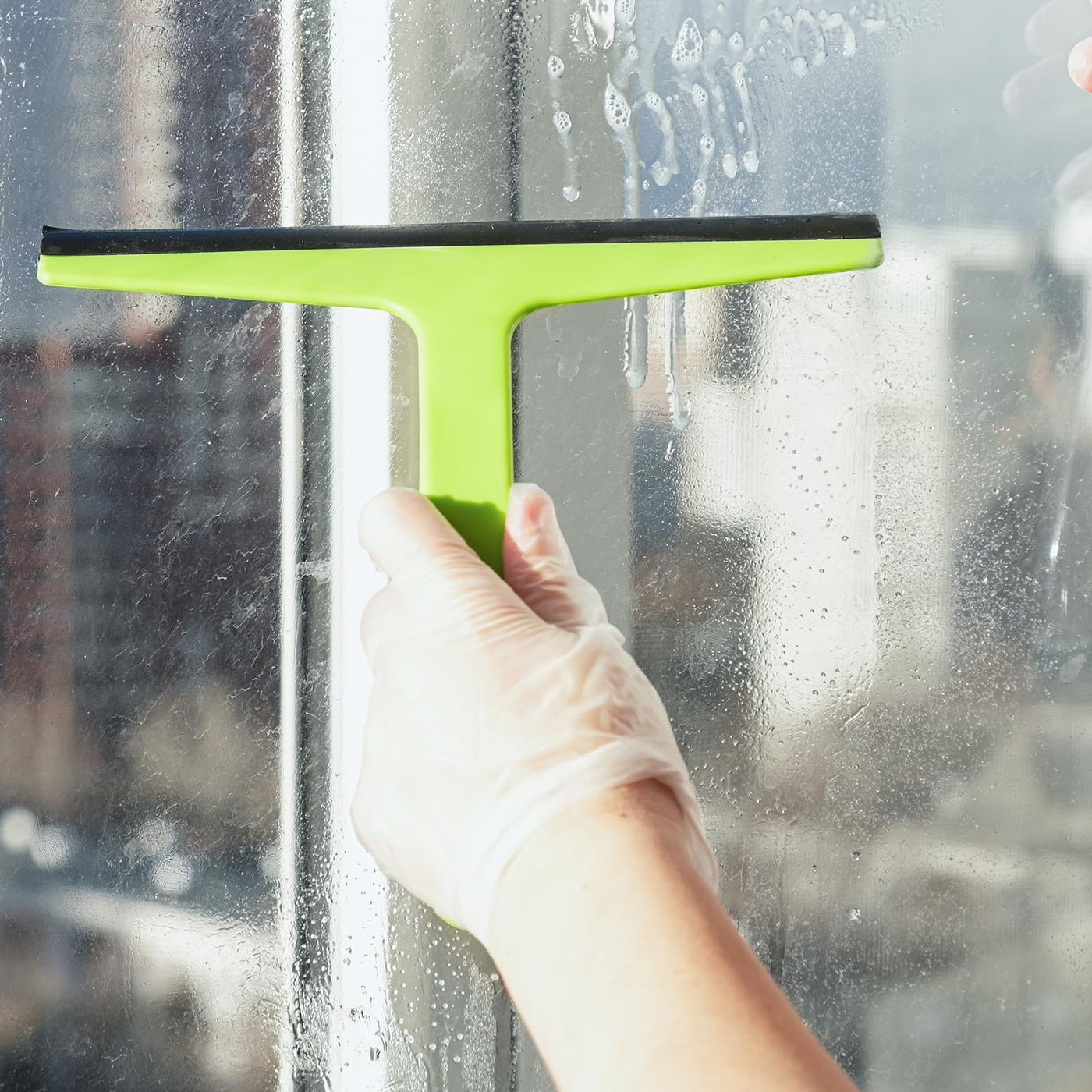 2 Stück Fensterabzieher Gummilippe 105cm Schwarz Ersatz Fensterwischer Lippe Weich Silikon Ersatzgummi für Duschabzieher Fenster Glasflächen