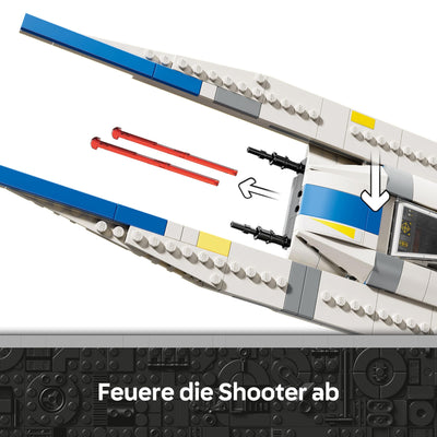 LEGO Star Wars 75399 Rebel U-Wing Starfighter - Spielzeug mit Schwenkflügelfunktion & 3 Minifiguren inkl. Cassian Andor & K-2SO Droidenfigur - Geschenk für Jungen ab 8 Jahren & Andor Staffel 2 Fans