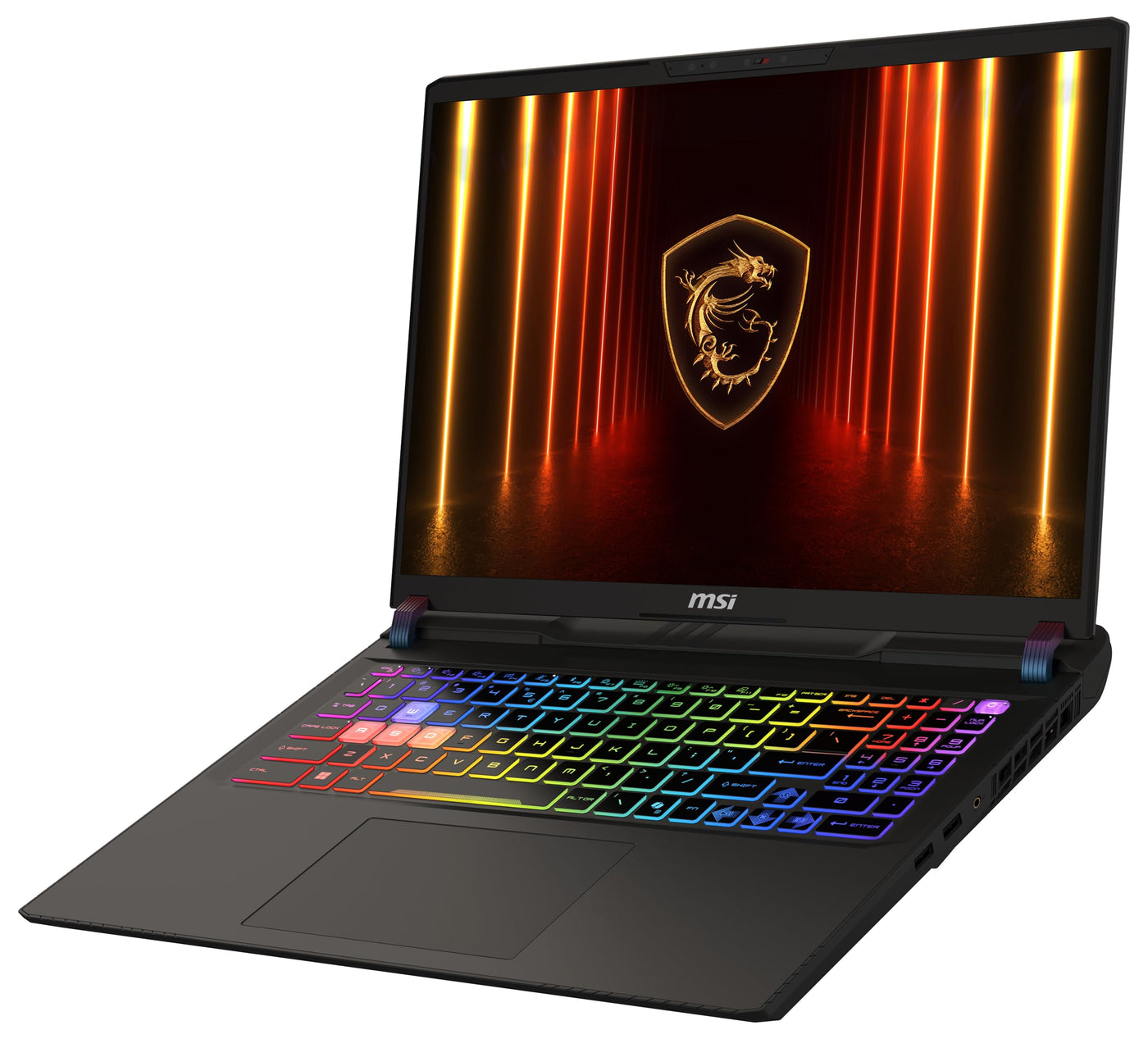 MSI Vector 16 HX AI Gaming-Laptop, 16" QHD+ 240 Hz Display, Intel® Core™ Ultra 7 255HX, NVIDIA GeForce RTX 5070 Ti, 16 GB RAM, 1 TB SSD, Windows 11 Home, QWERTZ Tastatur, Cosmos Grau, A2XWHG-264