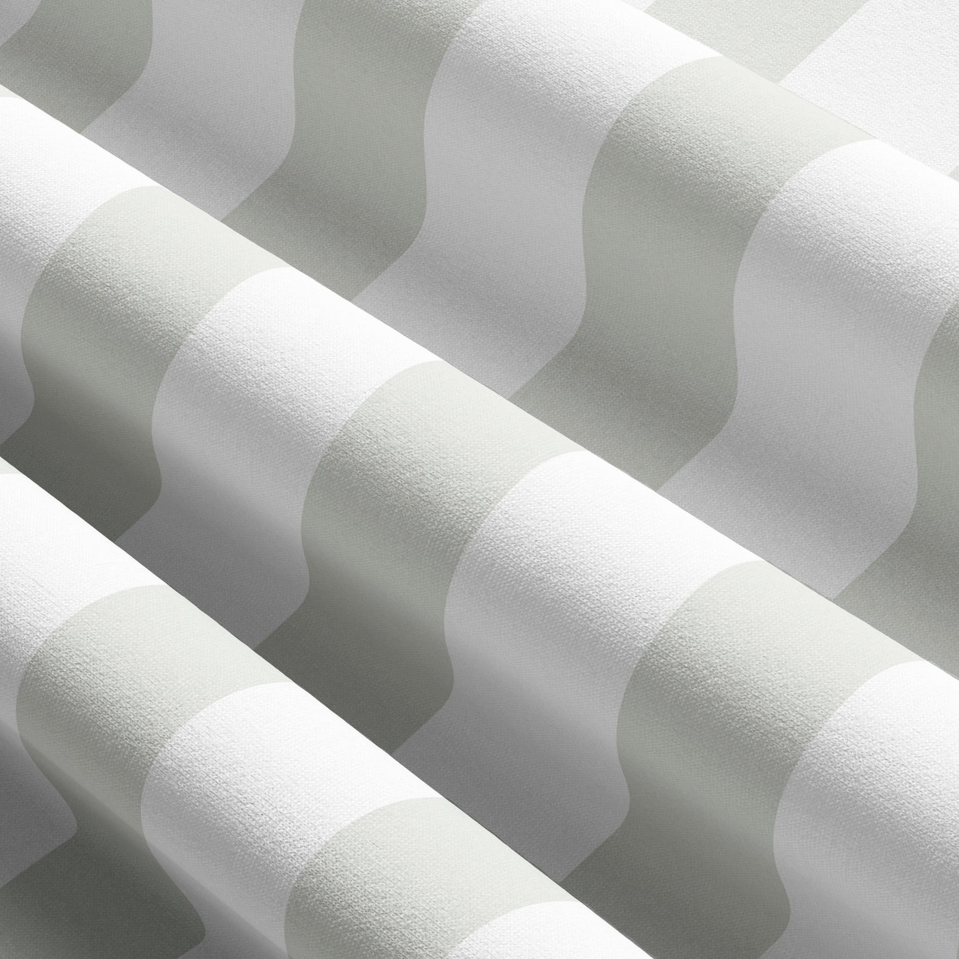 Leonado Vicenti Bettwäsche Set 2-teilig 135x200 cm Baumwolle Weiß Grau gestreift Reißverschluss Pflegeleicht Ganzjährig verwendbar