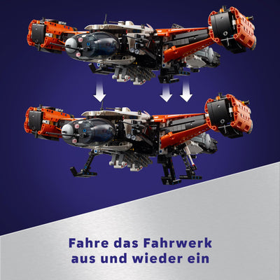 LEGO Technic VTOL-Schwerlastraumfrachter LT81, Space Bauset, Weltraum-Spielzeug, Raumschiff, Spielset mit Mini-Rover, Geschenk für Jungen & Mädchen ab 10 Jahren 42181