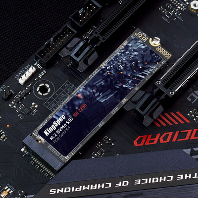 KingSpec SSD 512GB M.2 NVMe PCIE Gen 3x4, Bis zu 2400MB/s, Internes Solid State Drive mit 3D NAND Flash, Kompatibel mit Desktop und Laptop (NE-2280 512GB)