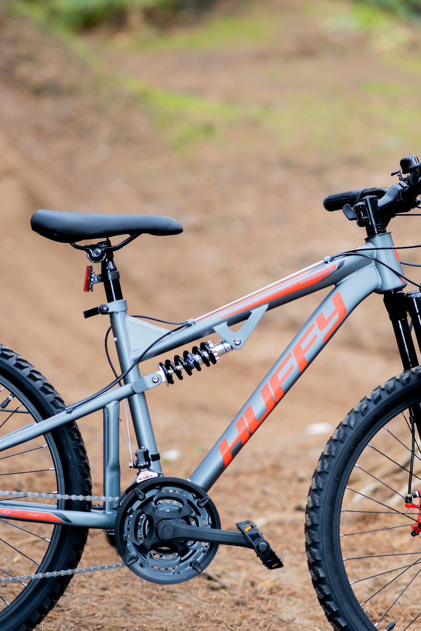 Huffy Marker Mountain Bike 24" - Grau 21-Gang Shimano