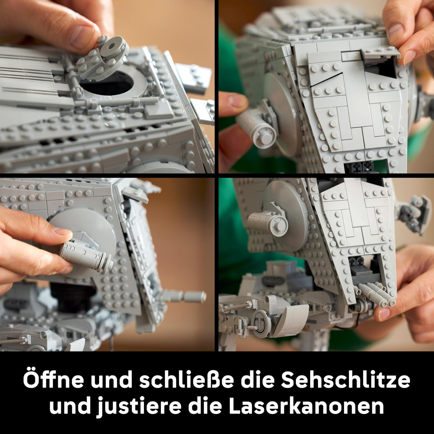 LEGO Star Wars at-ST Kampfläufer - Kreatives Spielzeug für Erwachsene - Konstruktionsspielzeug zum Bauen und Ausstellen - Star Wars Deko und Modellbau - Geschenk für Männer und Frauen - 75417