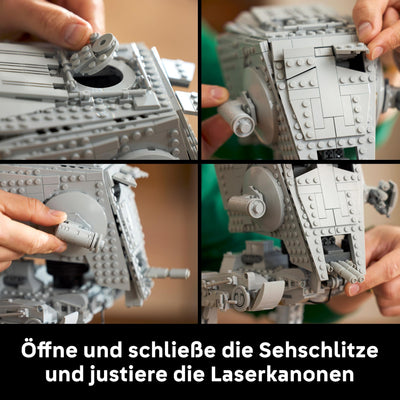 LEGO Star Wars at-ST Kampfläufer - Kreatives Spielzeug für Erwachsene - Konstruktionsspielzeug zum Bauen und Ausstellen - Star Wars Deko und Modellbau - Geschenk für Männer und Frauen - 75417