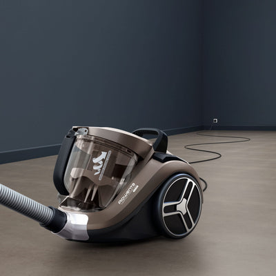 Rowenta RO4B50 Compact Power XXL Animal, beutelloser Bodenstaubsauger, Bronze, 900 W, 2.5 liters, 69 Dezibel