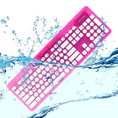 PC - Wireless Tastatur Rock Candy - pink