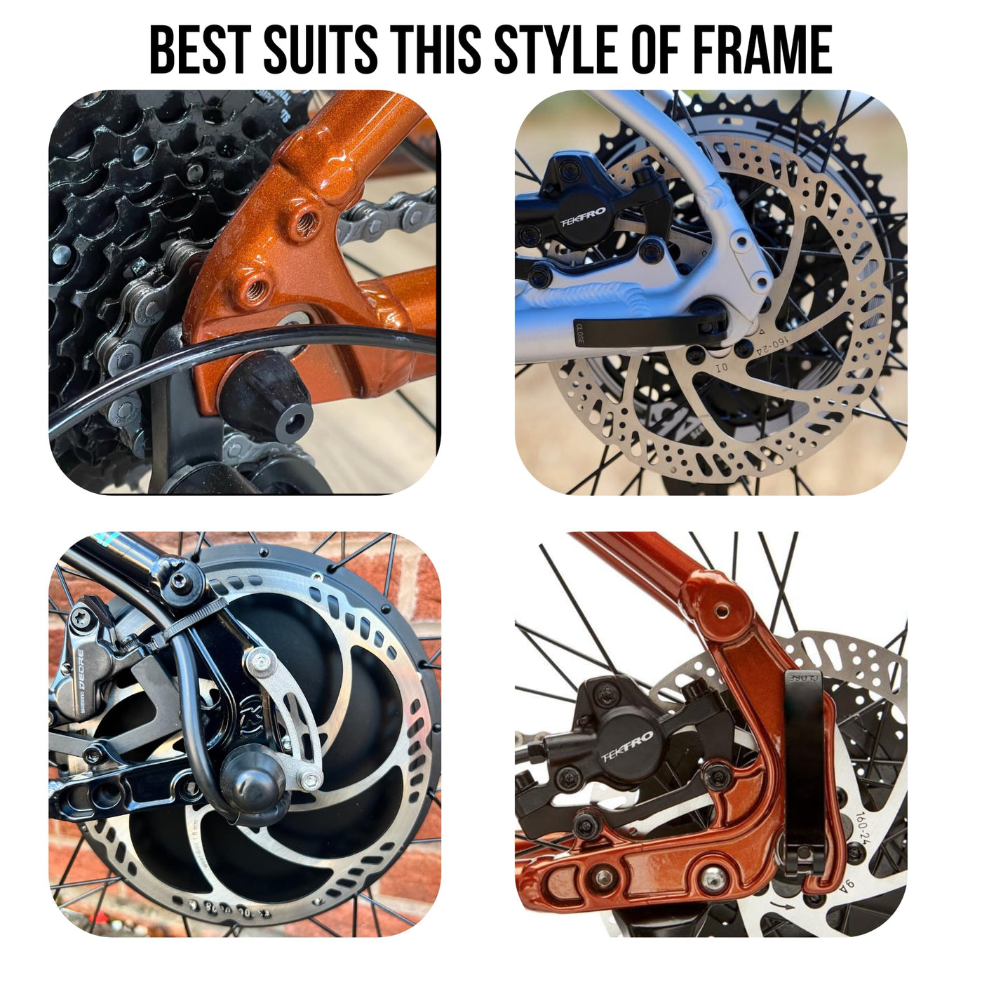 E Bike Power E Bike Drehmomentarm Set Universal M14 Heavy Duty Elektrofahrrad E Bike Hinterachse 6mm dick aus Edelstahl Anzug 1000W 2000W 3000W Motoren