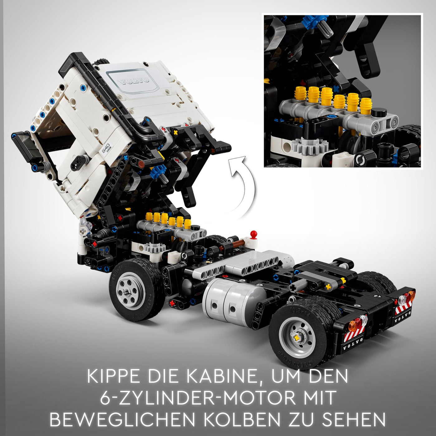 LEGO Technic Volvo FMX LKW mit EC230 Electric Raupenbagger, Kinderspielzeug, Geschenkset für Jungen und Mädchen ab 10 Jahren, Spielzeug Baufahrzeuge, Bagger-Spielzeugset 42175