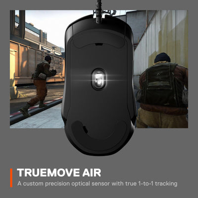 SteelSeries Rival 5 - Gaming-Maus - TrueMove Air Optische Sensor mit 18CPI - 9 programmierbare Tasten - Federleichte 85 Gramm, Schwarz