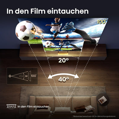 Hisense 100U7KQ (100 Zoll) Fernseher 4K Mini LED ULED HDR Smart TV, Quantum Dot, 144Hz, HDMI 2.1, Game Mode Pro, Dolby Vision IQ & Atmos, Bluetooth, Alexa Built-in, Anthrazit