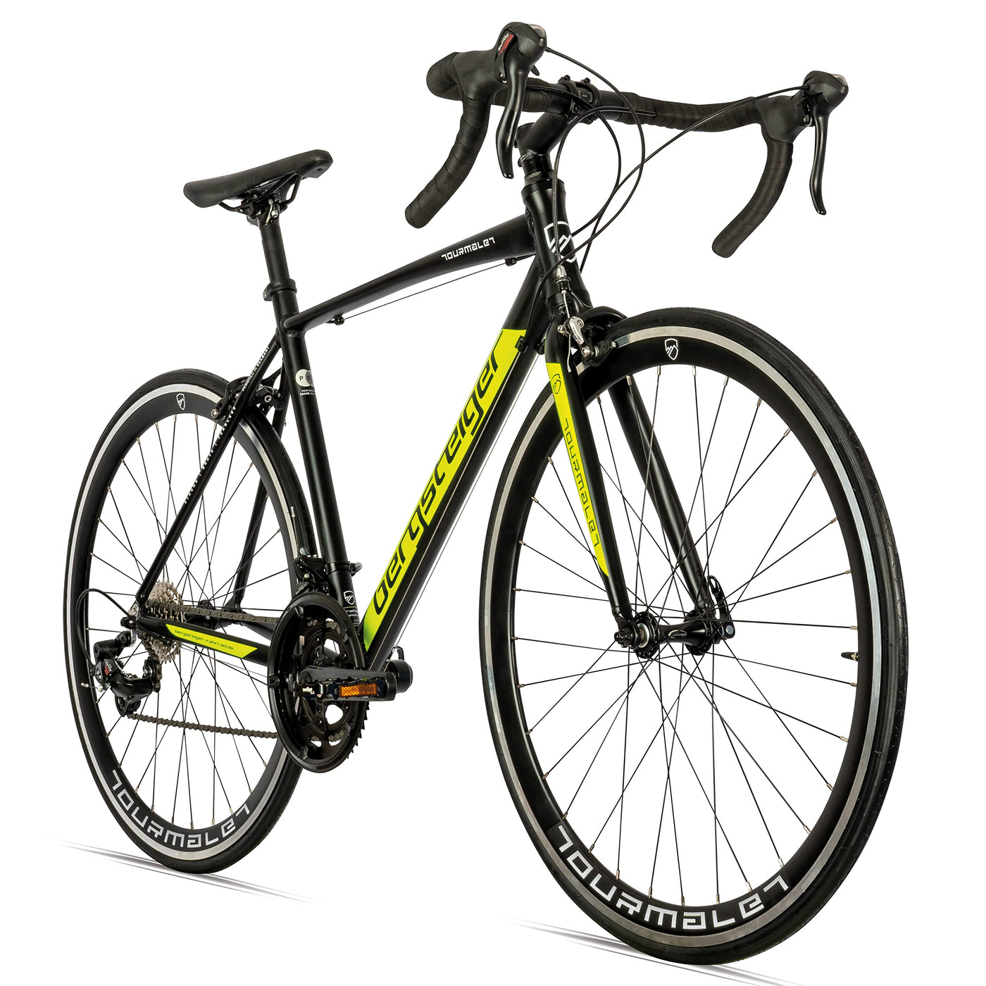 Bergsteiger Tourmalet 28 Zoll Rennrad, Aluminium Gravelbike mit Shimano 14 Gang-Schaltung, Gewicht nur 11 kg, Gravel Bike geeignet für Herren & Damen ab 170 cm