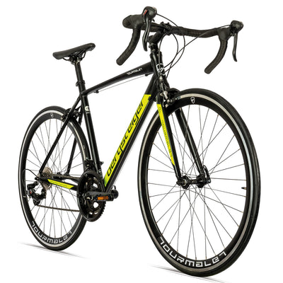 Bergsteiger Tourmalet 28 Zoll Rennrad, Aluminium Gravelbike mit Shimano 14 Gang-Schaltung, Gewicht nur 11 kg, Gravel Bike geeignet für Herren & Damen ab 170 cm