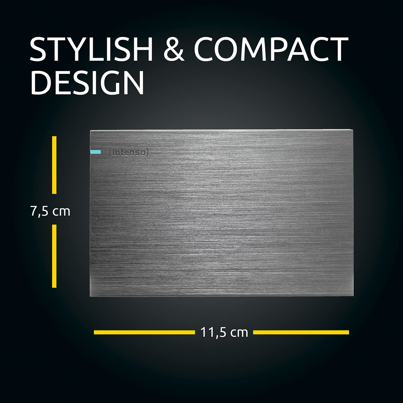 Intenso 6028660 Memory Board externe Festplatte 1TB (6,4 cm (2,5 Zoll), 5400rpm, 8MB Cache, USB 3.0) anthrazit