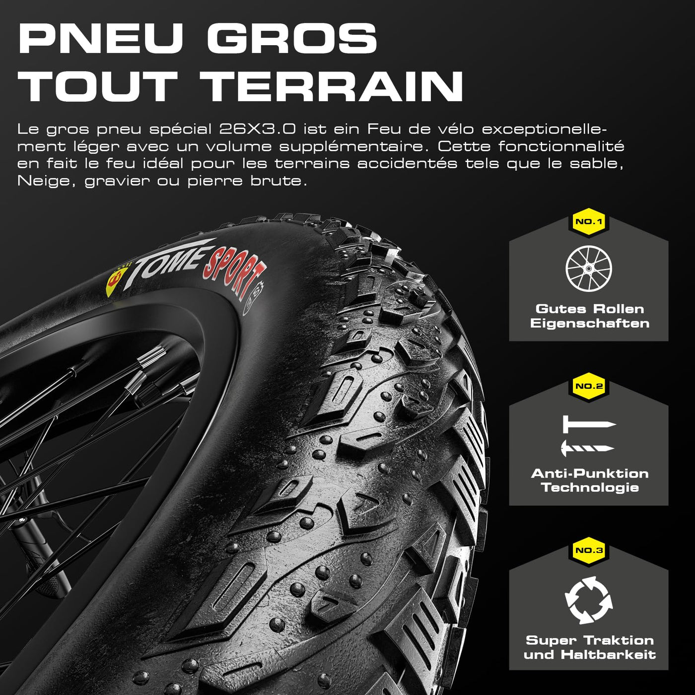 Shengmilo S600 2 * 1OOOW Dual Motor Aluminium Rahmen E-Bike, Drehmoment 80N.M×2,26Zoll,3.0 Fat Tire Elektrofahrrad, 840WH Akku mit abnehmbarem Li-Ion Akku und 7 Gangschaltung Herren Damen e Bike