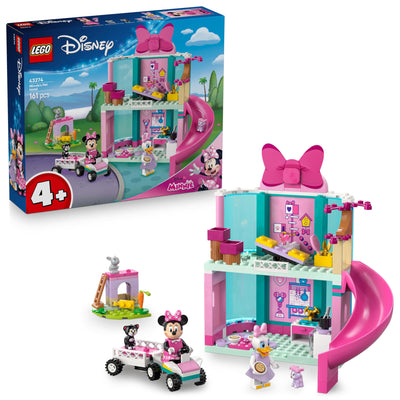 LEGO ǀ Disney Minnies Tierhotel – BAU- und Spielset zu Micky Maus Wunderhaus – Bauspielzeug für Vorschulkinder mit 2 Mini-Figuren – Geschenk für Mädchen und Jungen ab 4 Jahren – 43274