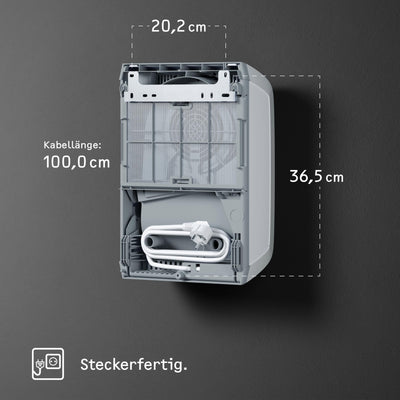 STIEBEL ELTRON Schnellheizer CK 20 Trend LCD für ca. 25 m², TÜV geprüft, Made in Germany, LC-Display, Wochentimer, Keramik Heizlüfter energiesparend, Bad, 2 kW, 236653