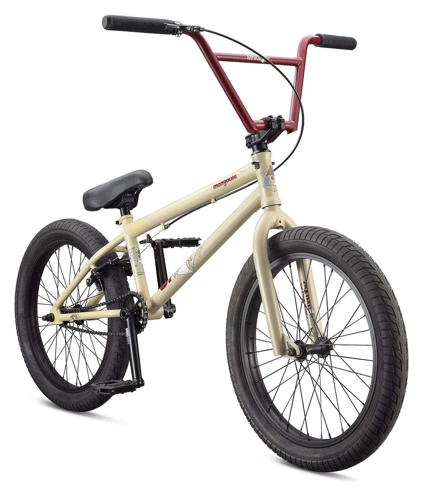Mongoose Unisex – Erwachsene Legion L80 Fahrrad, hautfarben, Breit