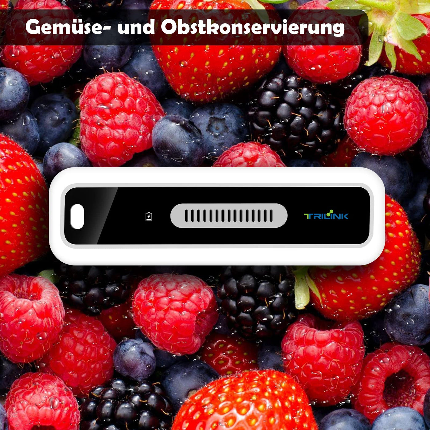 USB Kühlschrank Deo, LED-Display, Mini Ozongenerator Luftreiniger Kühlschrank Geruchskiller, Wiederaufladbar Geruchsneutralisierer, Geruchsentferner für Kühlschrank, Auto, Schuhschrank, Kleiderschrank
