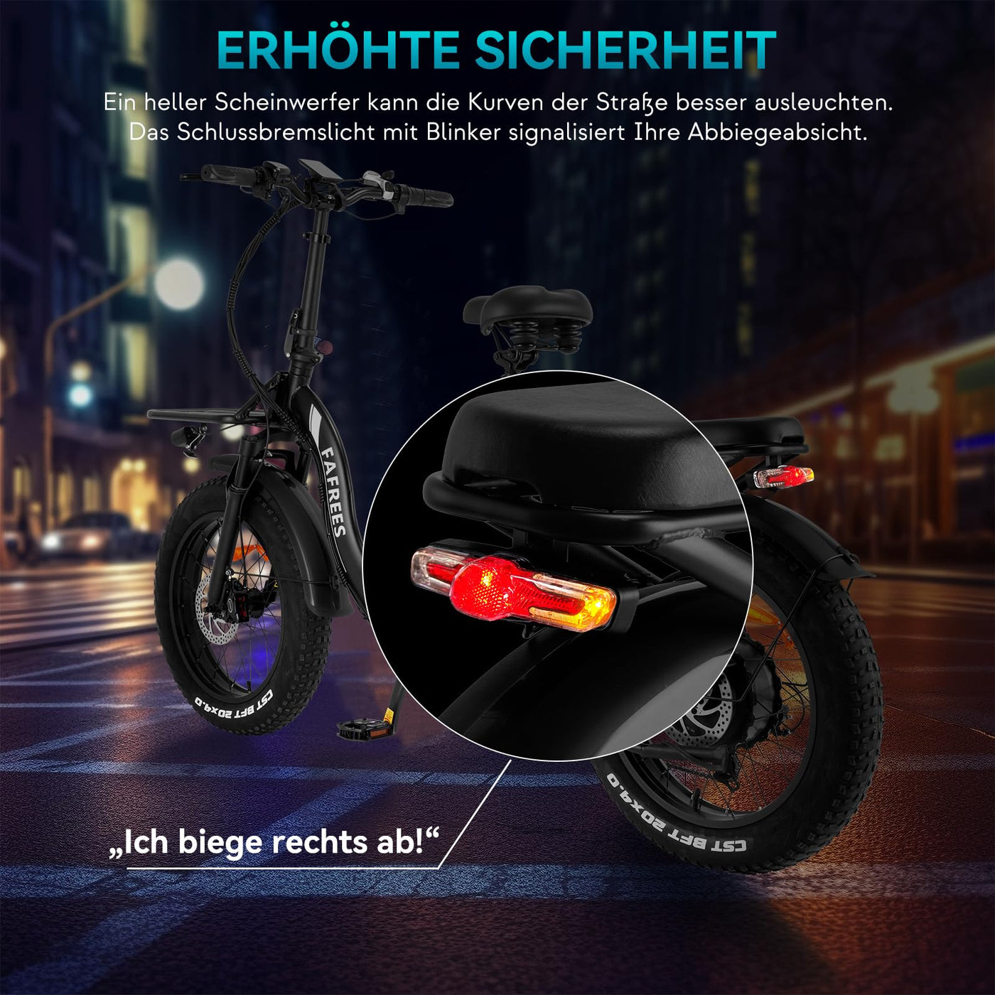 Fafrees F20 X-MAX E Bike Elektrofahrräder 20 Zoll, 48V 30Ah Akku, 4.0 Fat Tire Klapprad E-Bike, 65 N.m Motor, Lastkapazität 150 kg (Grau)