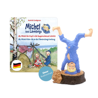tonies Hörfiguren für Toniebox, Astrid Lindgren: Michel – Als Michel den Kopf in die Suppenschüssel steckte, Hörspiel für Kinder ab 4 Jahren, Spielzeit ca. 53 Minuten