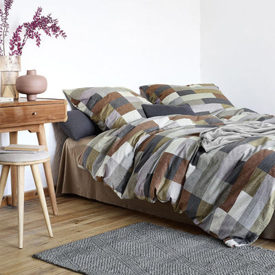 Irisette Edel-Feinbiber Bettwäsche Koala Kupfer 8534 1 Bettbezug 135 x 200 cm + 1 Kissenbezug 80 x 80 cm