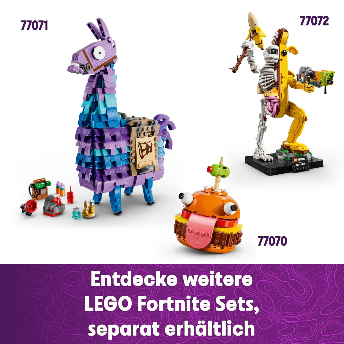 LEGO Fortnite Schlachtenbus – Spielzeug Fahrzeug aus dem Videospiel mit 9 Minifiguren und Zubehör – Geschenk für Gamer, Jungen und Mädchen und Fans ab 10 Jahren – Weihnachtsüberraschung - 77073