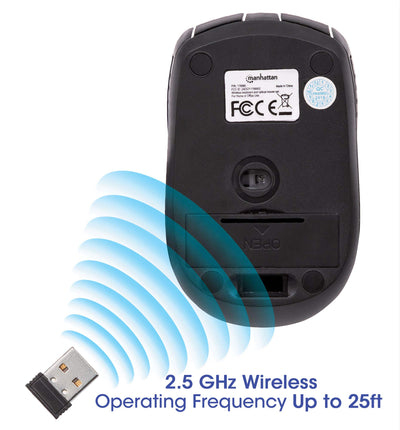 Manhattan Funk-Tastatur, Maus-Set 178990, Schwarz