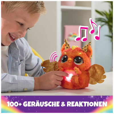 Hatchimals Alive Mystery Ei Draggle - magisches selbstschlüpfendes Ei ca. 25 cm groß mit interaktivem Überraschungs-Plüschtier, für Kinder ab 5 Jahren