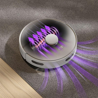 PHILIPS Homerun Serie 3000 Saugroboter mit Wischfunktion, ultrastarke Saugleistung (4.000 Pa), Lasernavigation, 200 Min. Laufzeit, Staubsauger Roboter für Teppiche & Tierhaare, App, Weiß, XU3000/02