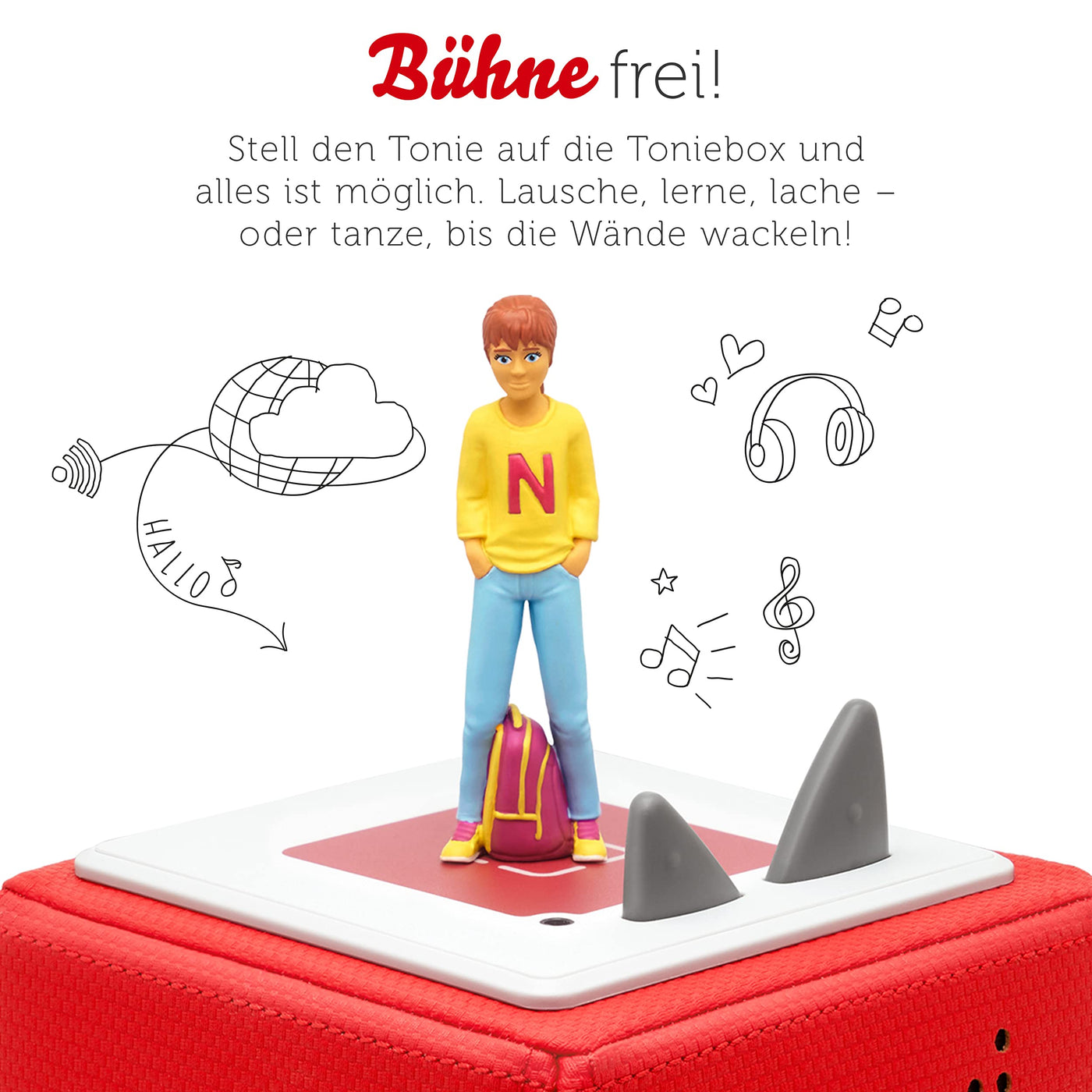 tonies Hörfigur für Toniebox, Hanni und Nanni – Im Hochzeitsrausch, Hörspiel für Kinder ab 7 Jahren, Spielzeit ca. 59 Minuten