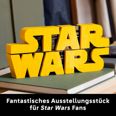 LEGO Star Wars 75407 Star Wars Logo Steinen - Bauset für Erwachsene zum Sammeln - Popkultur-Modell - Ausstellungsstück für das Büro - Geschenkidee für Erwachsene und Jugendliche Fans