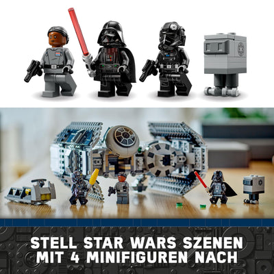 LEGO 75347 Star Wars TIE Bombe Spielzeug mit Darth Vader Minifigur mit Lichtschwert und Gonk-Droide, Starfighter Modell - Geschenk für Jungen und Mädchen ab 9 Jahren