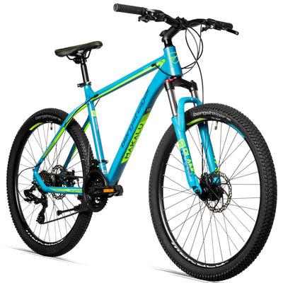 Bergsteiger Makalu 26, 29 Zoll Mountainbike Aluminium, geeignet ab 150 cm, Scheibenbremse, 21 Gang-Schaltung, Hardtail, Jungen-Fahrrad & Herren-Fahrrad