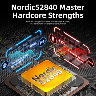 MAMBASNAKE x Attack Shark R6 39g Superlight Mouse, PixArt PAW3950MAX Gaming Sensor, Wireless 8K Mouse, MCU Nodic 52840, BT/2.4G/Wired Gaming Mouse, Adjustable DPI 42000, for Win11/Xbox/PS/Mac -Black
