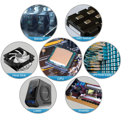 MoneyQiu HY-510(25Gramm)> 1.9 W/m.K-CPU Wärmeleitpaste PC kühlpaste Leitpaste Thermal Paste für CPU GPU PS4 PC..